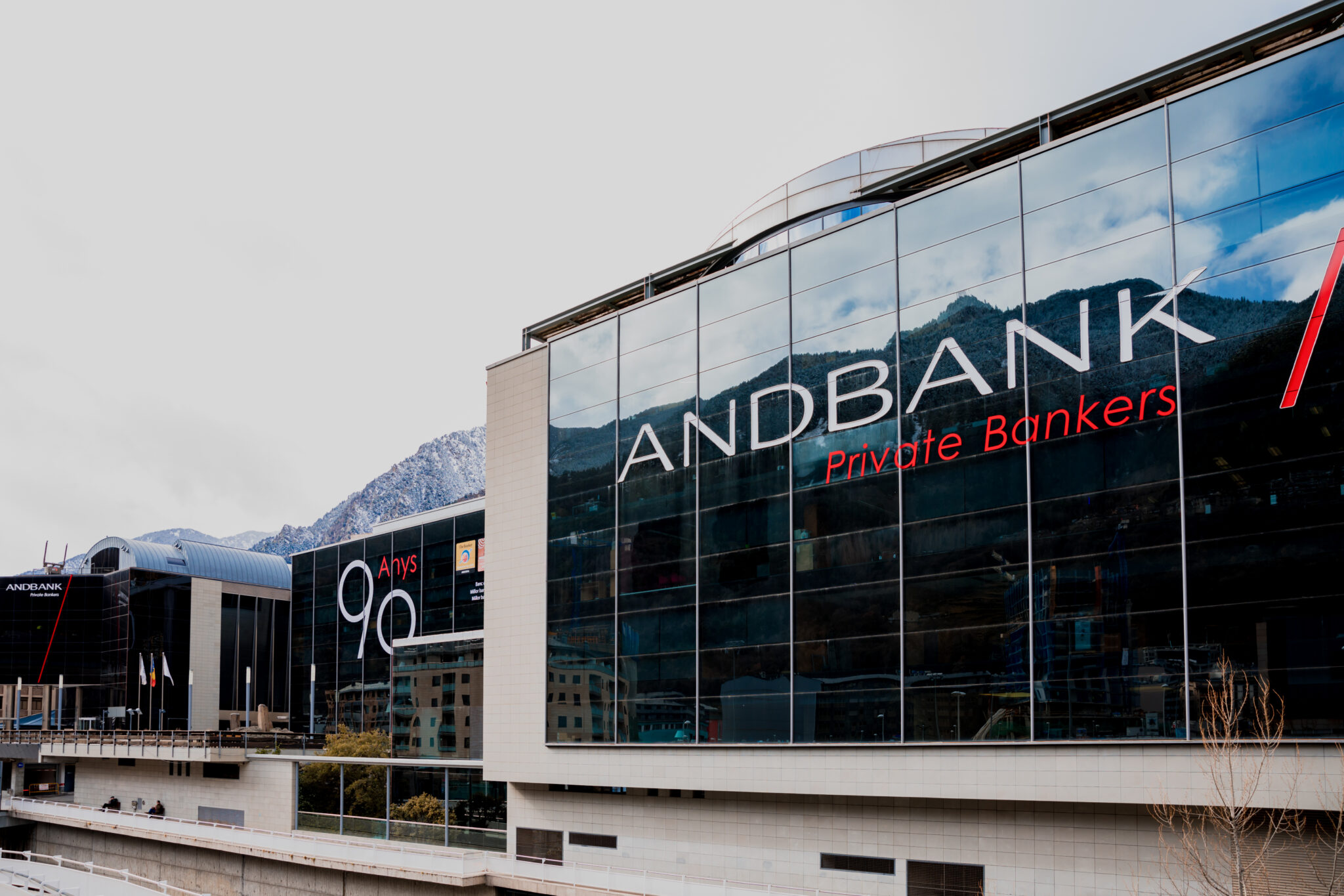 Headquarters of Andbank, a private banking group founded in 1930, Andorra